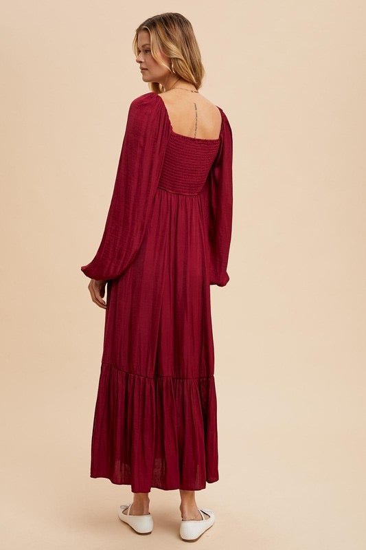 The Merlot Dress - The Dragonfly Boutique