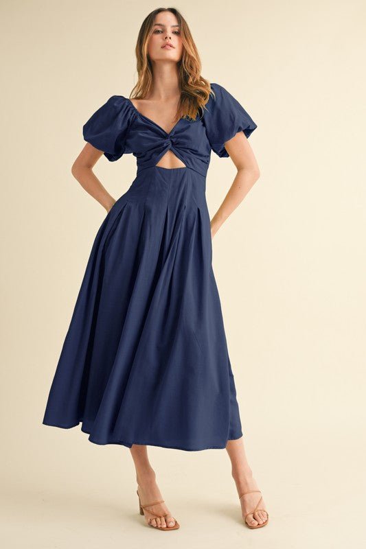 Tulip Fields Midi Dress - The Dragonfly Boutique