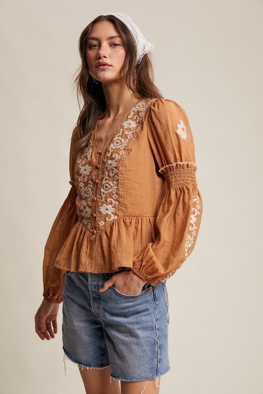Woodland Whisper Top - The Dragonfly Boutique