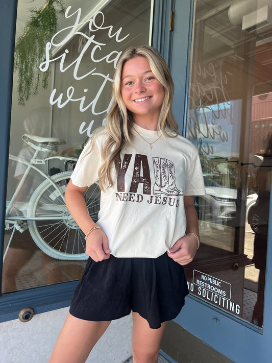 Y’all Need Jesus Tee - The Dragonfly Boutique