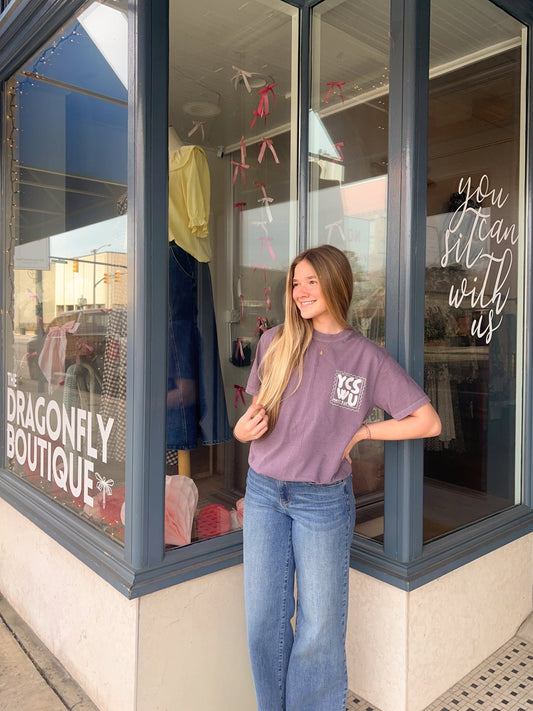 YCSWU Stamp Tee - The Dragonfly Boutique