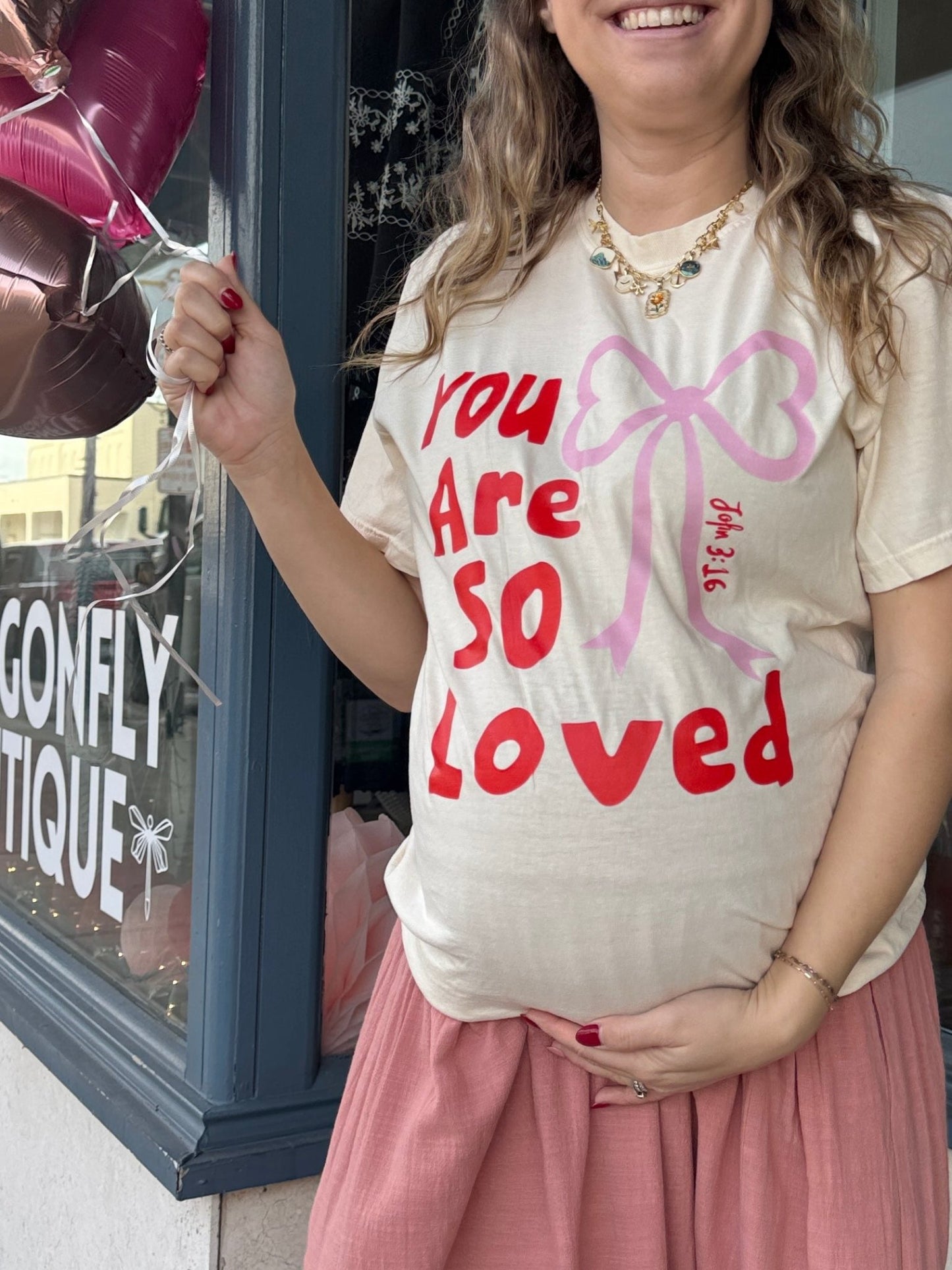 You Are So Loved Tee - The Dragonfly Boutique