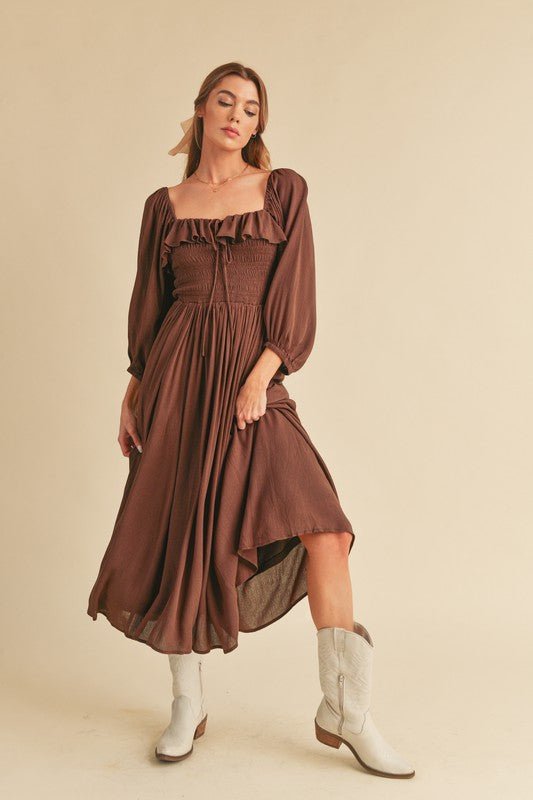 Chocolate Lover Dress - The Dragonfly Boutique