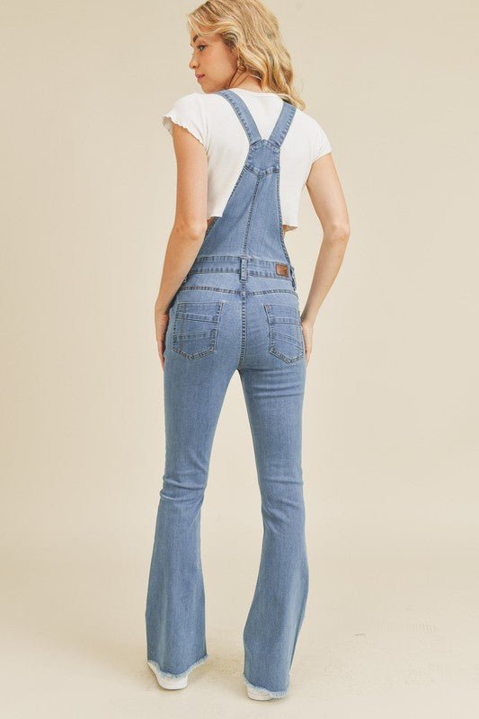 No Turning Back Denim Overalls - The Dragonfly Boutique