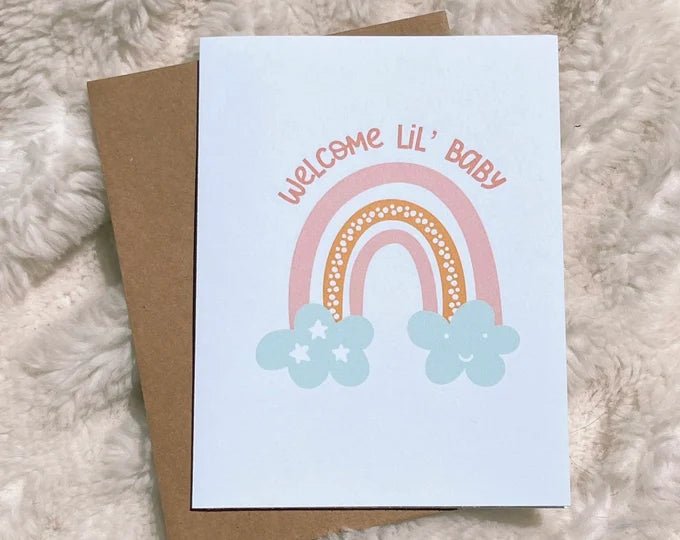 Welcome Lil Baby Card - The Dragonfly Boutique