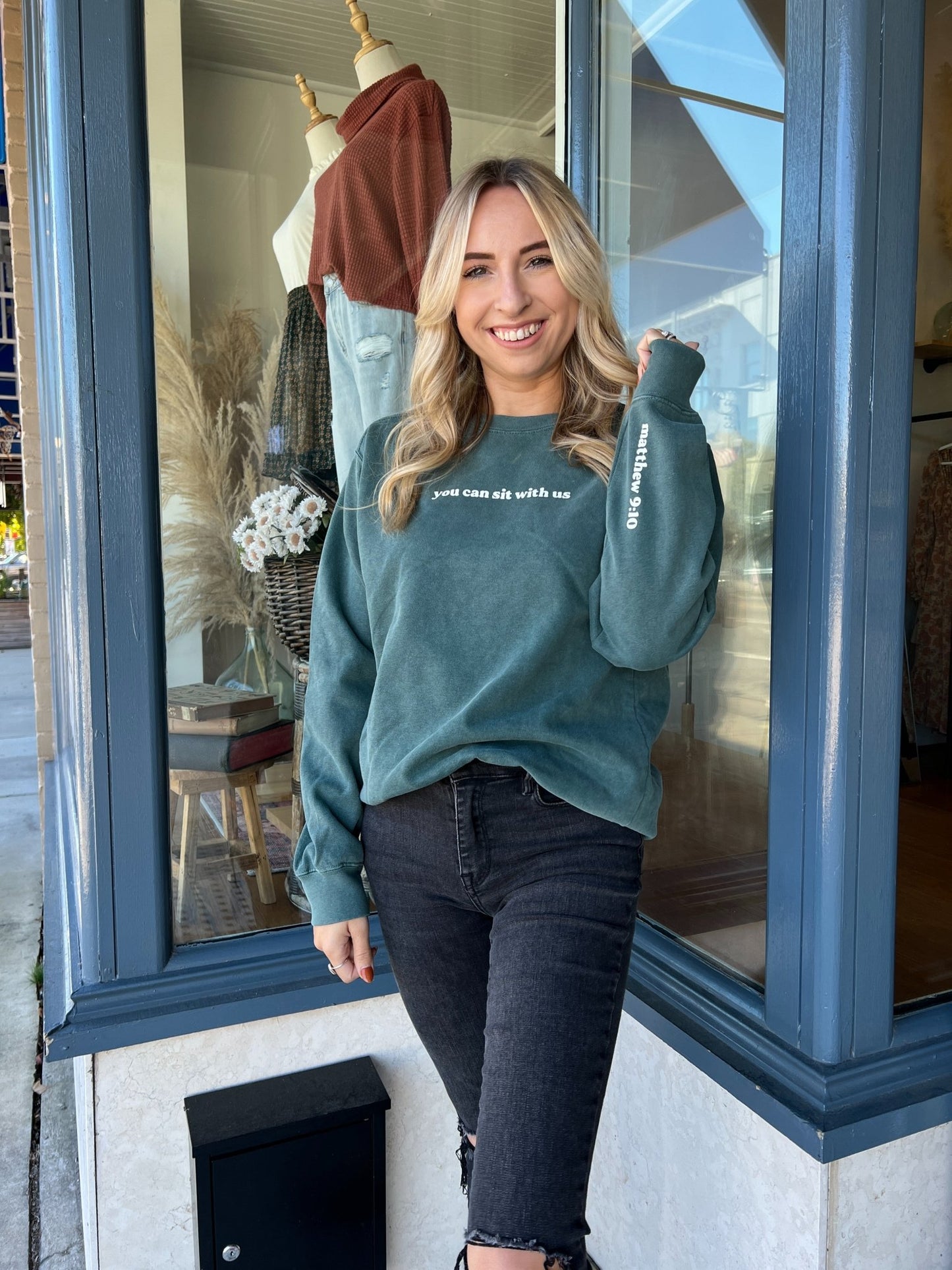 You Can Sit With Us Sweatshirt FALL EDITION - The Dragonfly Boutique